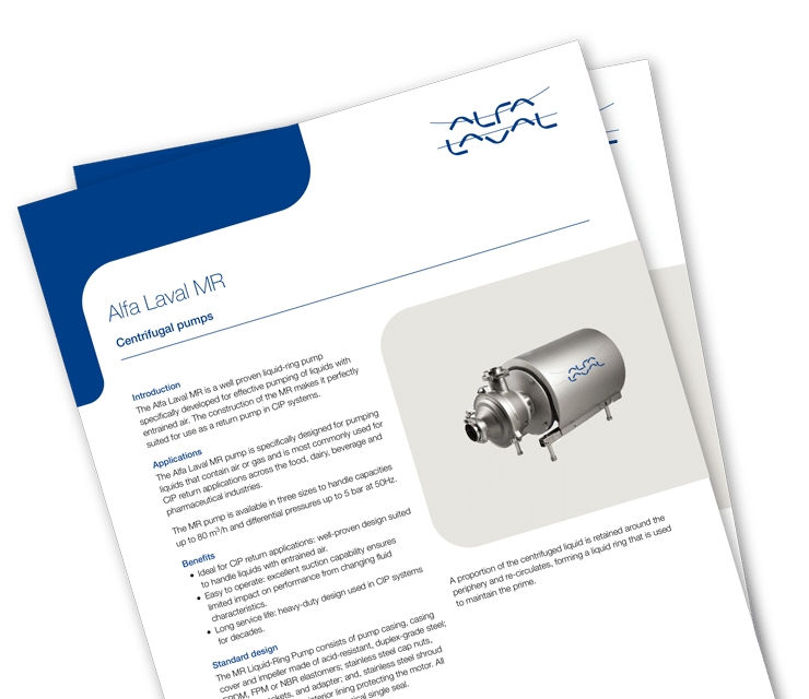 MR Pump Brochure