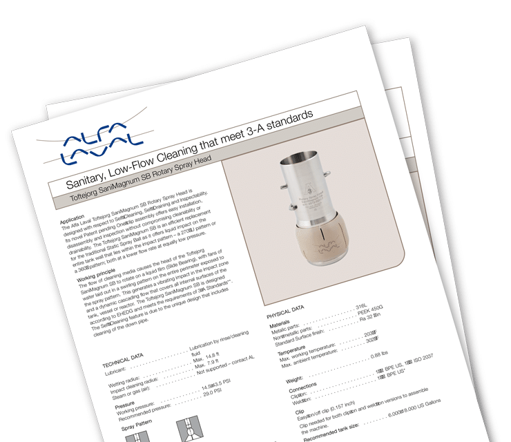 SaniMagnum SB Spec Sheet