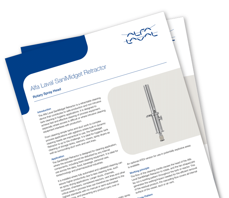 SaniMidget Retractor Spec Sheet