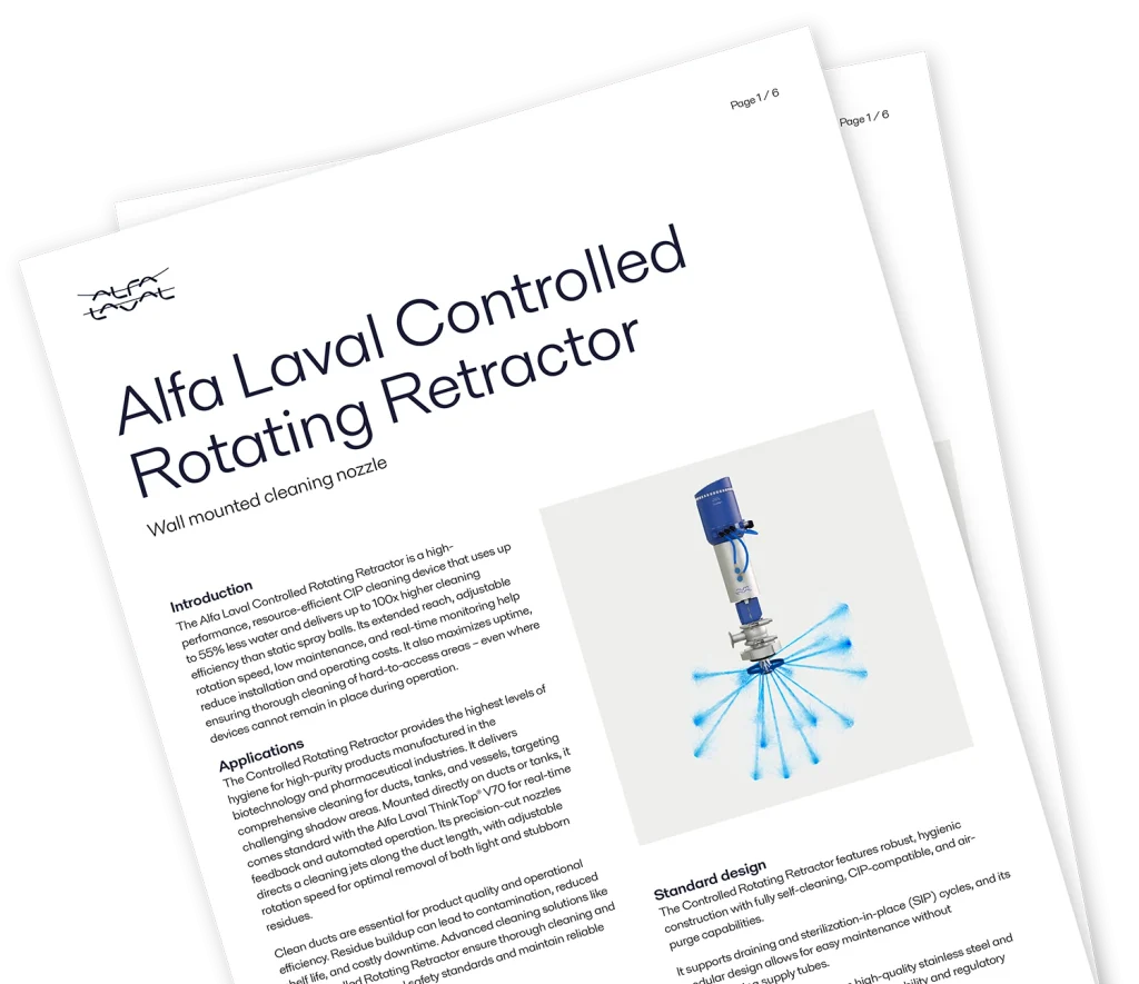 Controlled Rotary Retractor Spec Sheet